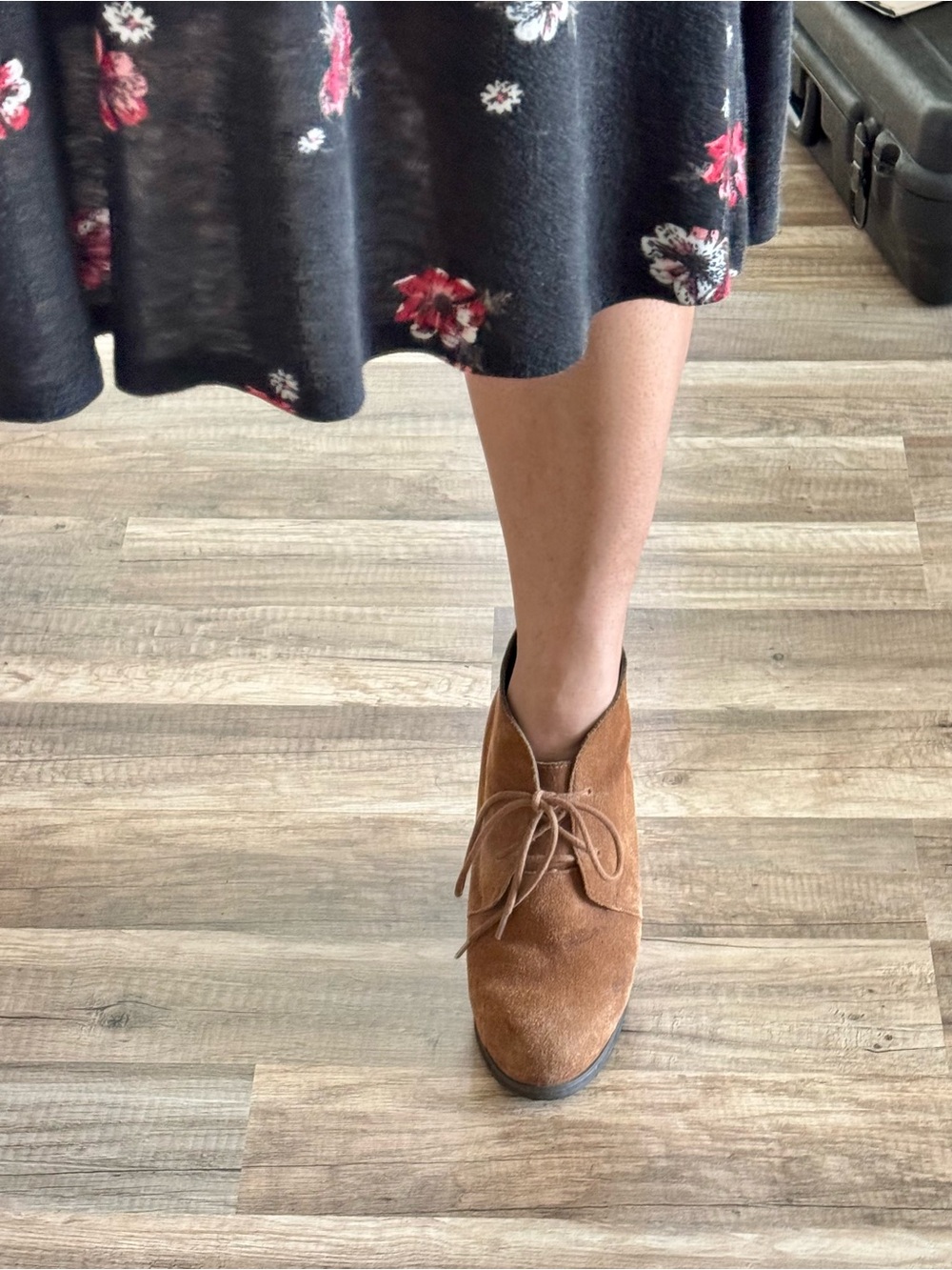 Dolce Vita Tan Suede Lace-Up Ankle Boots US 8